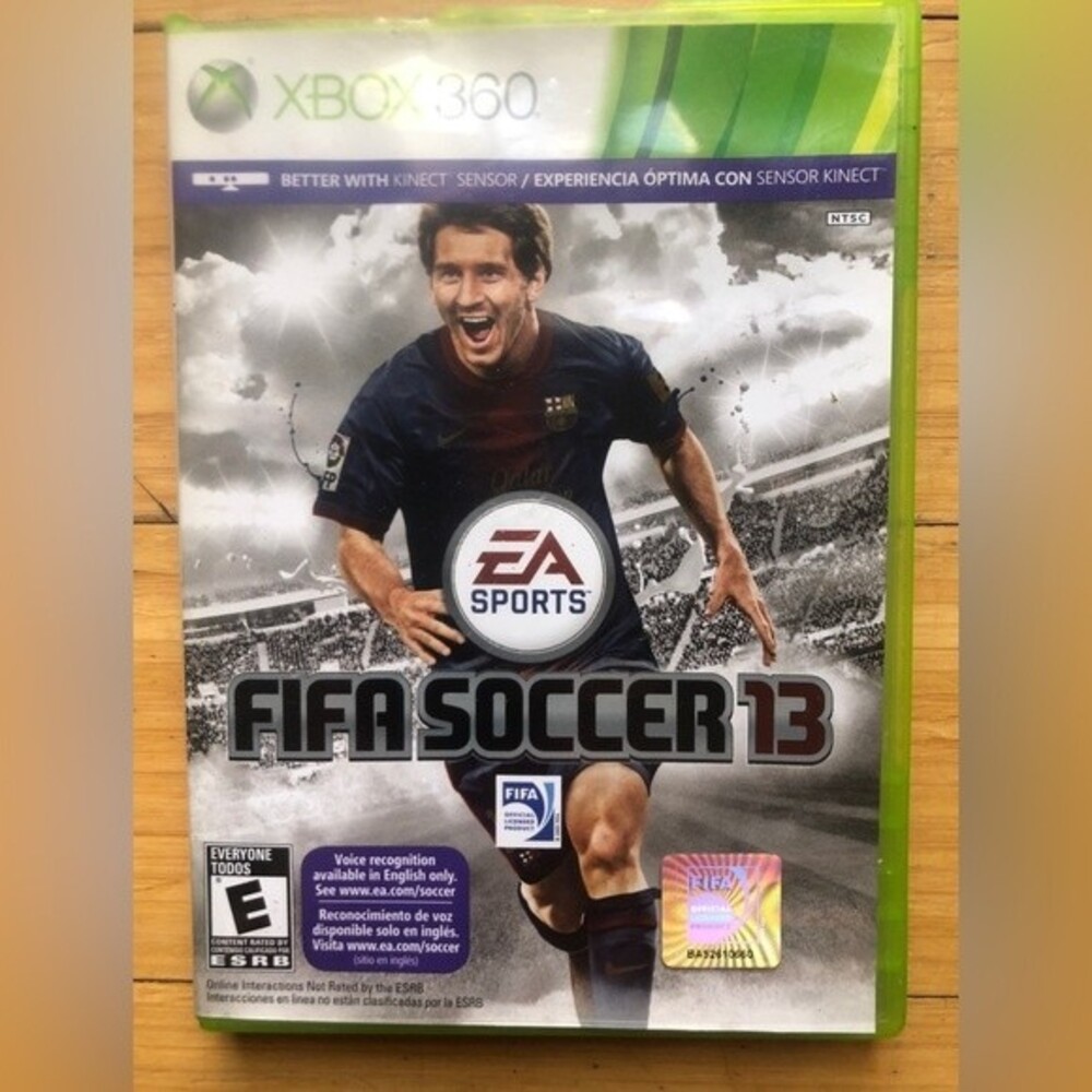 FIFA Soccer 13 (Microsoft XBOX 360, 2012) *NO DISC*
